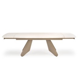 Stół SALIX – rozkładany stół z blatem w kolorze kaszmir