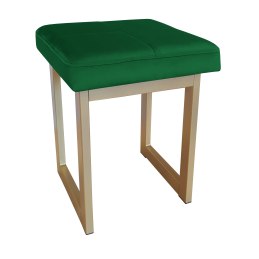 Taboret SOLID tkanina Welur stelaż metalowy STOŁEK LOFT