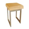 Taboret SOLID tkanina Welur stelaż metalowy STOŁEK LOFT