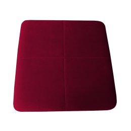 Taboret SOLID tkanina Welur stelaż metalowy STOŁEK LOFT