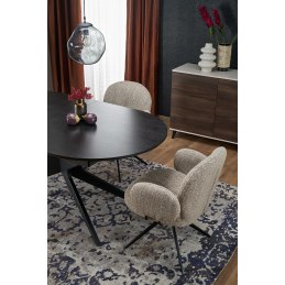 SANDRO stół rozkładany, czarny