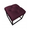 Pufa CHESTERFIELD LOFT ławka podnóżek metal MG02
