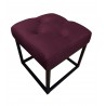 Pufa CHESTERFIELD LOFT ławka podnóżek metal MG02