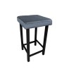 Taboret KLASYK tkanina Welur stelaż metalowy