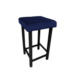 Taboret KLASYK tkanina Welur stelaż metalowy