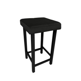 Taboret KLASYK tkanina Welur stelaż metalowy
