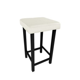 Taboret KLASYK tkanina Welur stelaż metalowy