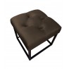 Pufa CHESTERFIELD LOFT ławka podnóżek metal MG05