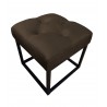 Pufa CHESTERFIELD LOFT ławka podnóżek metal MG05