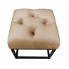 Pufa CHESTERFIELD LOFT ławka podnóżek metal MG06