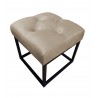 Pufa CHESTERFIELD LOFT ławka podnóżek metal MG09