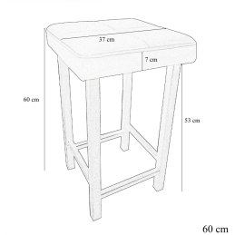 copy of TABORET KLASYK STOŁEK LOFT MG31 45cm