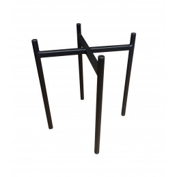 Taboret DIOR stelaż metalowy tkanina Welur