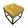 Pufa CHESTERFIELD LOFT ławka podnóżek metal MG15