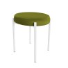 Taboret DIOR stelaż metalowy tkanina Welur