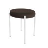 Taboret DIOR stelaż metalowy tkanina Welur