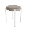 Taboret DIOR stelaż metalowy tkanina Welur