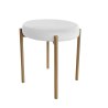 Taboret DIOR stelaż metalowy tkanina Welur