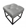 Pufa CHESTERFIELD LOFT ławka podnóżek metal MG17