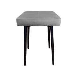 Taboret MAX tkanina Welur stelaż metalowy STOŁEK LOFT