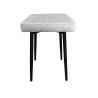 Taboret MAX tkanina Welur stelaż metalowy STOŁEK LOFT