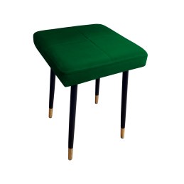 Taboret MAX tkanina Welur stelaż metalowy STOŁEK LOFT