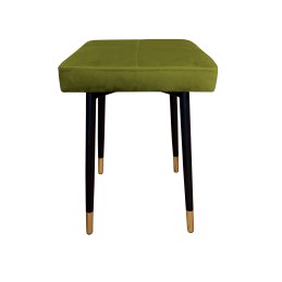 Taboret MAX tkanina Welur stelaż metalowy STOŁEK LOFT