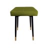 Taboret MAX tkanina Welur stelaż metalowy STOŁEK LOFT