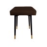 Taboret MAX tkanina Welur stelaż metalowy STOŁEK LOFT