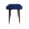 Taboret MAX tkanina Welur stelaż metalowy STOŁEK LOFT