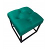 Pufa CHESTERFIELD LOFT ławka podnóżek metal MG20