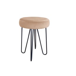 Taboret Venus tkanina Welur stelaż metalowy STOŁEK LOFT