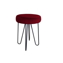 Taboret Venus tkanina Welur stelaż metalowy STOŁEK LOFT