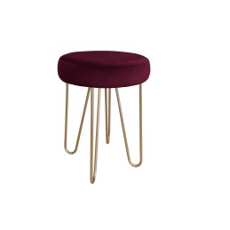 Taboret Venus tkanina Welur stelaż metalowy STOŁEK LOFT