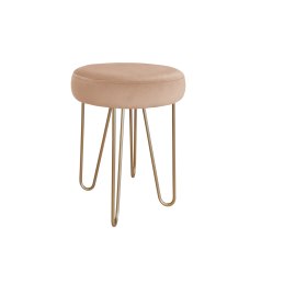 Taboret Venus tkanina Welur stelaż metalowy STOŁEK LOFT