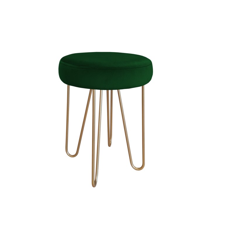 Taboret Venus tkanina Welur stelaż metalowy STOŁEK LOFT