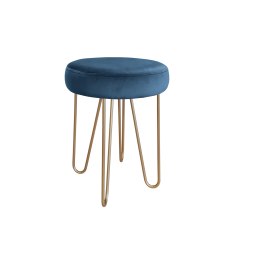 Taboret Venus tkanina Welur stelaż metalowy STOŁEK LOFT
