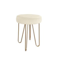 Taboret Venus tkanina Welur stelaż metalowy STOŁEK LOFT
