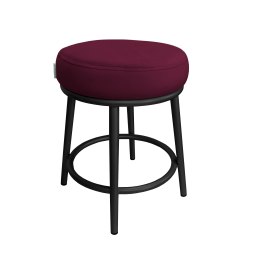 Taboret Ben tkanina Welur stelaż metalowy STOŁEK LOFT