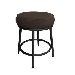 Taboret Ben tkanina Welur stelaż metalowy STOŁEK LOFT