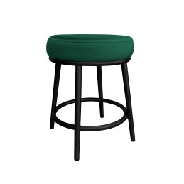 Taboret Ben tkanina Welur stelaż metalowy STOŁEK LOFT