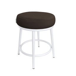 Taboret Ben tkanina Welur stelaż metalowy STOŁEK LOFT