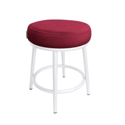 Taboret Ben tkanina Welur stelaż metalowy STOŁEK LOFT