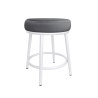 Taboret Ben tkanina Welur stelaż metalowy STOŁEK LOFT