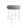Taboret Ben tkanina Welur stelaż metalowy STOŁEK LOFT