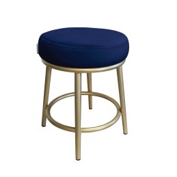Taboret Ben tkanina Welur stelaż metalowy STOŁEK LOFT