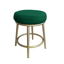 Taboret Ben tkanina Welur stelaż metalowy STOŁEK LOFT