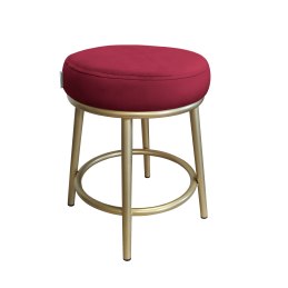 Taboret Ben tkanina Welur stelaż metalowy STOŁEK LOFT