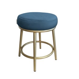 Taboret Ben tkanina Welur stelaż metalowy STOŁEK LOFT