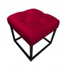 Pufa CHESTERFIELD LOFT ławka podnóżek metal MG31